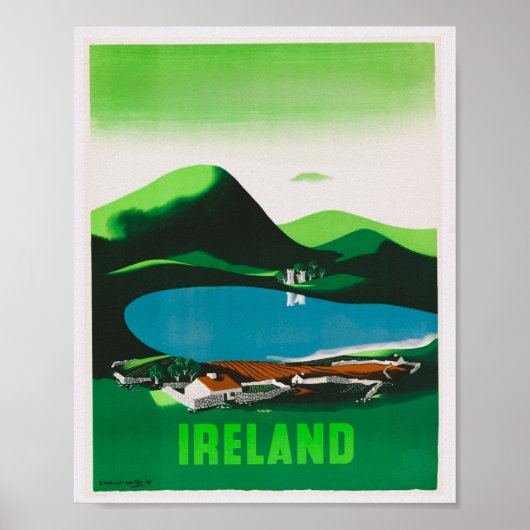 Irland Vintage Travel Poster (Vorne)