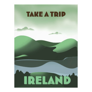 Irland Vintages Reiseplakat Fotodruck