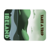 Irland Vintages Reiseplakat Magnet (Horizontal)