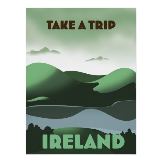 Irland Vintages Reiseplakat Poster (Vorderseite)