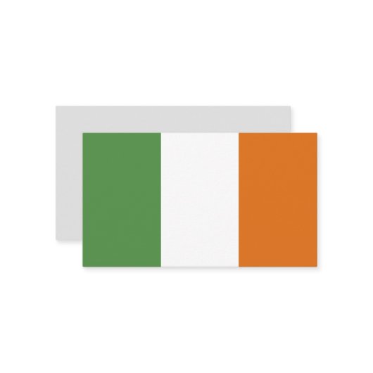 Irland Visitenkarte (Vorderseite/Rückseite Beispiel)
