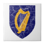 Irland-Wappen Fliese (Vorderseite)