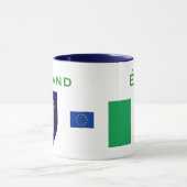 Irland-Wappen und Flagge Mug* Tasse (Zentrum)