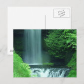 Irland Wasserfall Postkarte (Vorne/Hinten)