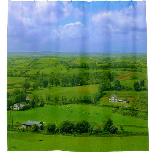 Irland weidet Duschvorhang (Vorderseite)