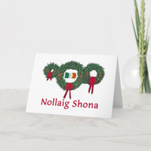 Irland-Weihnachten 2 Feiertagskarte