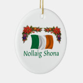 Irland-Weihnachten Keramikornament (Rechts)