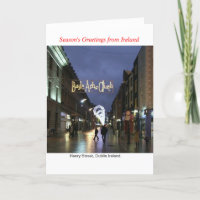 Irland-Weihnachtsgruß-Karte