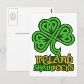 Irland Zollpostkarte Postkarte (Vorne/Hinten)
