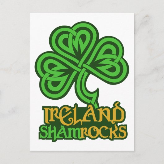 Irland Zollpostkarte Postkarte (Vorderseite)