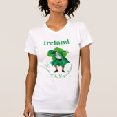 Irland Zuhause des Leprechauns St Patrick's Day T-Shirt (Vorderseite)