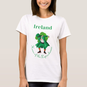 Irland Zuhause des Leprechauns St Patrick's Day T-Shirt