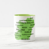 Irland Zweifarbige Tasse (Mittel)