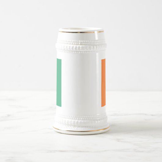 Irlandflagge Bierglas (Mittel)