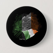 Irlandflagge Button (Vorderseite)