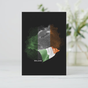 Irlandflagge Dankeskarte