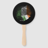 Irlandflagge Fächer (Vorderseite)