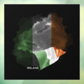 Irlandflagge Fensteraufkleber (Blatt 3)