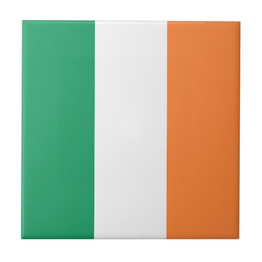 Irlandflagge Fliese (Vorderseite)