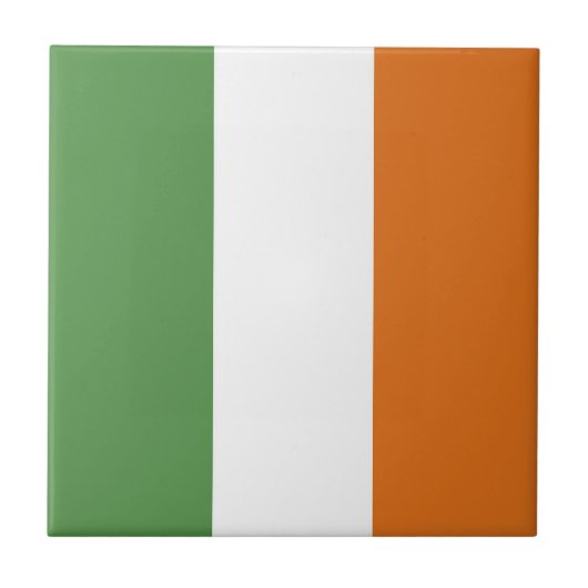 Irlandflagge Fliese (Vorderseite)