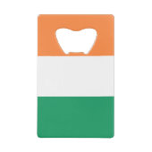Irlandflagge Geldbeutel Flaschenöffner (Vorderseite)