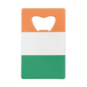 Irlandflagge Geldbeutel Flaschenöffner (Rückseite)