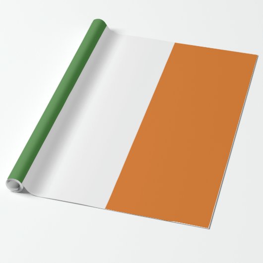Irlandflagge Geschenkpapier (Ungerollt)
