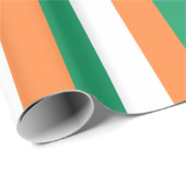 Irlandflagge Geschenkpapier (Rolleneckpunkt)