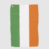 Irlandflagge Golfhandtuch (Vorderseite)