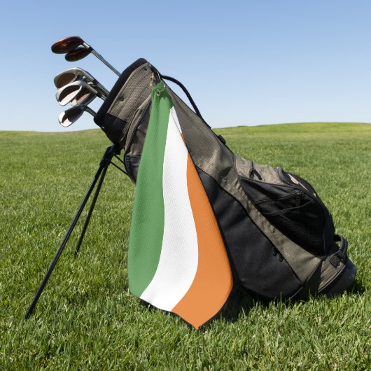 Irlandflagge Golfhandtuch (Gras)