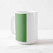 Irlandflagge Kaffeetasse (Vorderseite Links)