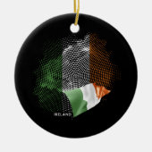 Irlandflagge Keramik Ornament (Vorne)