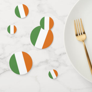 Irlandflagge Konfetti