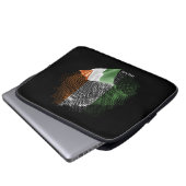 Irlandflagge Laptopschutzhülle (Vorne Knopf)