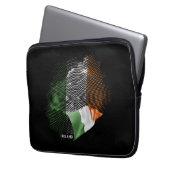 Irlandflagge Laptopschutzhülle (Vorderseite Links)