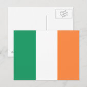 Irlandflagge Postkarte (Vorne/Hinten)