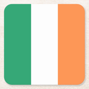 Irlandflagge Rechteckiger Pappuntersetzer