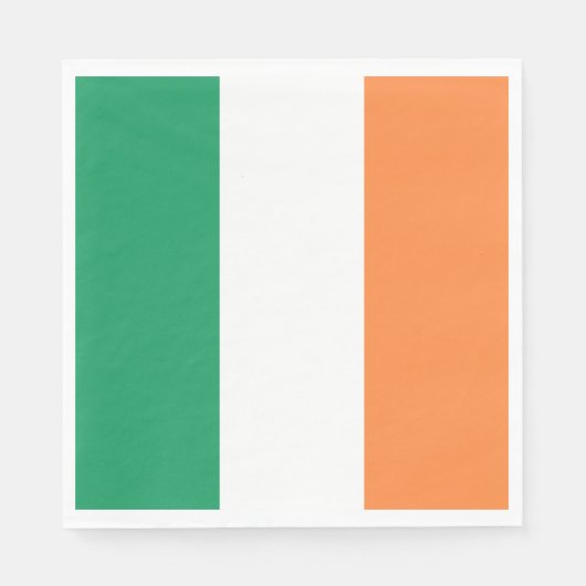 Irlandflagge Serviette (Vorderseite)