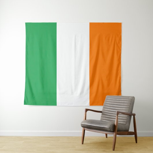 Irlandische Trikolore-Flagge Wandteppich (Beispiel (Horizontal))