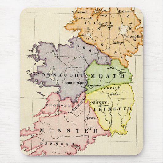 Irlandkarte Mousepad (Vorne)