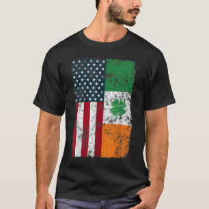 Irlands amerikanische Flagge Dual Citizen Patrioti T-Shirt