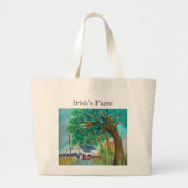 Irlands Bauernhof Jumbo Stoffbeutel (Vorne)