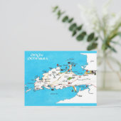 Irlands Dingle Halbinsel - Vintage Karte (Stehend Vorderseite)