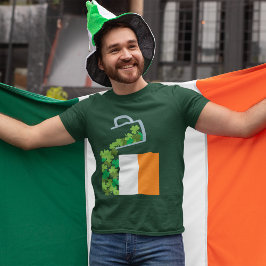 Irlands Flagge füllen T-Shirt