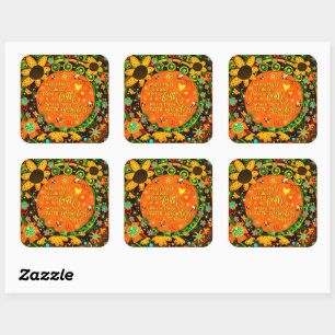 Irlands Glaubenstreich Quadratischer Aufkleber