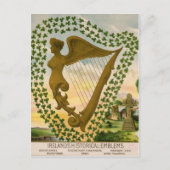 Irlands historische Embleme Postkarte (Vorderseite)