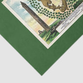 Irlands historische Embleme Seidenpapier (Ausschnitt)