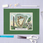 Irlands historische Embleme Seidenpapier (Handwerk)