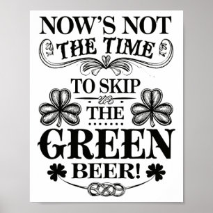 Irlands Patty grün St. Paddy lustig Saint Patricks Poster