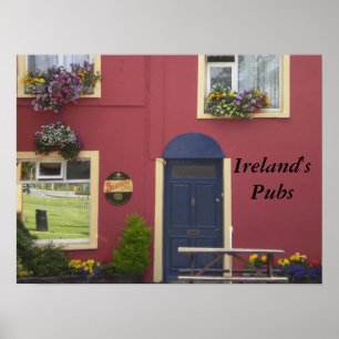 Irlands Pubs-Plakat Poster